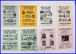 Left Bank Jazz Society Famous Ballroom 1974 (8) Original Concert Handbill Flyers