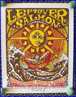Leftover Salmon Boulder Colorado 2013 Concert Poster Original Silkscreen