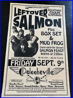 Leftover Salmon Box Set Mud Frog Palookaville Santa Cruz Original Concert Poster