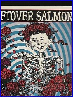 Leftover Salmon Original Concert Poster Philadelphia Grateful Dead Skull & Roses