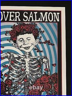 Leftover Salmon Original Concert Poster Philadelphia Grateful Dead Skull & Roses