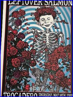 Leftover Salmon Original Concert Poster Philadelphia Grateful Dead Skull & Roses