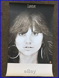 Linda Ronstadt LINDA Original 1971 CONCERT TOUR BLANK / PROMO POSTER / 36 X 22