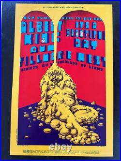 Liquid Melting Human Original Concert Poster 1969 Fillmore It's a Beautiful AOR Liquid Melting Human Original Concert Poster 1969 Fillmore It's a Beautiful AOR