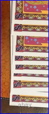 Lot Of 9 Heroes Of Woodstock Concert Posters 2009 4oth Annual