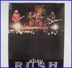 Lot Of 9 Original Vintage 80's RUSH Band Posters Live Concert 17x22 Geddy Lee