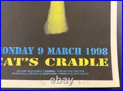 Lot of (5) The Cramps Promo/concert Posters (RARE) 4/5 are Signed by Artist