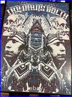 MARS VOLTA Concert Poster 2008 Jared Connor Silkscreen Blue San Diego FREE SHIP