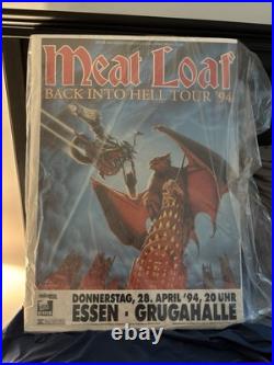 MEATLOAF MEAT LOAF ORIGINAL CONCERT POSTER apr 28 1994 mint concert poster orig MEATLOAF MEAT LOAF ORIGINAL CONCERT POSTER apr 28 1994 mint concert poster orig