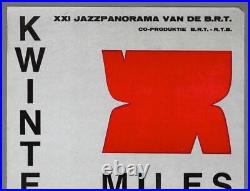 MILES DAVIS QUINTET rare vintage original Antwerp 1967 jazz concert poster