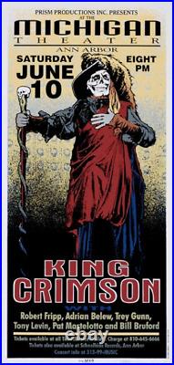 Mark Arminski 1995 King Crimson Concert Poster