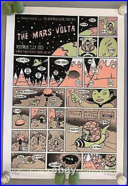 Mars Volta High On Fire London 2005 Concert Poster Silkscreen Original