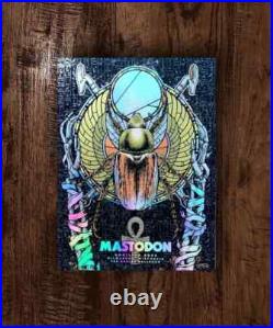 Mastodon Milwaukee WI Eagles Ballroom 2022 April 30 Official Foil Concert Poster