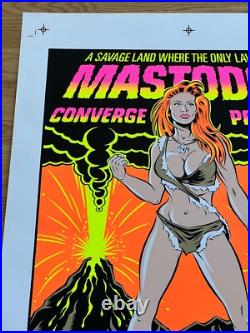Mastodon Orlando House of Blues'07 Original Concert Poster Uncut Proof Stainboy