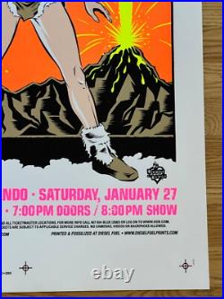 Mastodon Orlando House of Blues'07 Original Concert Poster Uncut Proof Stainboy