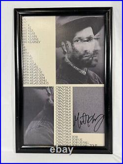 Mat Kearney Autographed Concert Poster 18x12