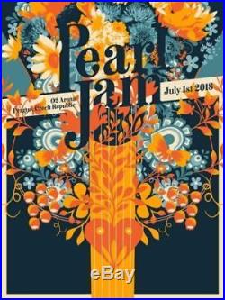 Matt Taylor Pearl Jam Seattle O2 Arena Prague 2018 LE Concert Print 7/1/2018