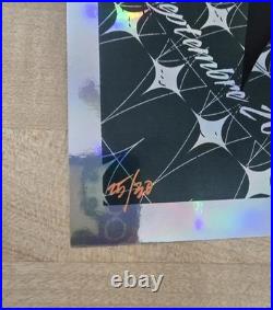 Metallica 2017 Concert Poster Lyon, France Silver Foil AP #25/30 Slight Damage