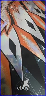 Metallica 2017 Concert Poster Lyon, France Silver Foil AP #25/30 Slight Damage