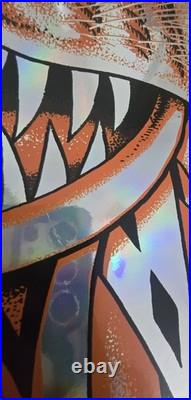 Metallica 2017 Concert Poster Lyon, France Silver Foil AP #25/30 Slight Damage