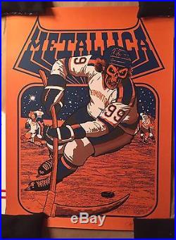 Metallica 2017 Edmonton Concert Poster Metallic Orange Edition # of 70 Ames 8/16