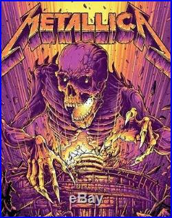 Metallica 2019 London UK Show Edition Print Concert Poster #'D Dan Mumford