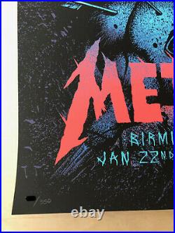Metallica Birmingham, Alabama 1/22/2019 Munk One Concert Poster