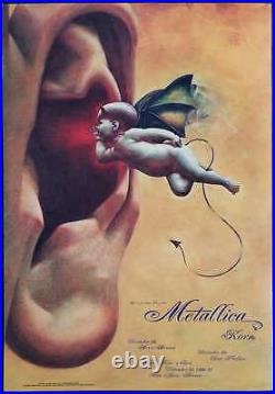 Metallica Concert Poster 1996 BGP-160 Sacramento