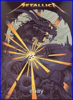 Metallica Concert Poster Austria 2024 Signed And Numbered