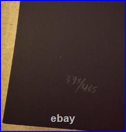 Metallica Concert Poster Austria 2024 Signed And Numbered