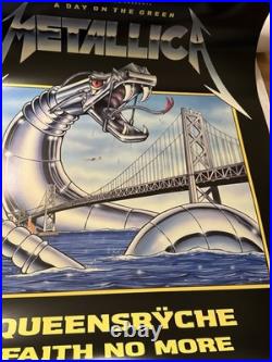 Metallica Concert Poster -Oakland 1991 Soundgarden Day On Green