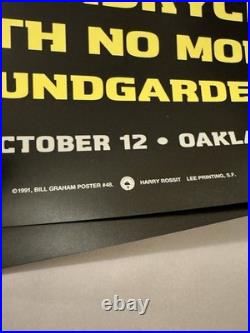 Metallica Concert Poster -Oakland 1991 Soundgarden Day On Green