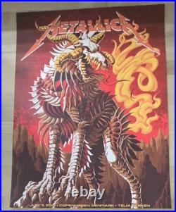 Metallica Copenhagen 2019 SE Version Unnumbered Concert Poster