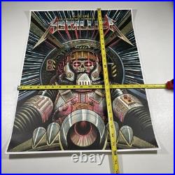 Metallica Las Vegas NV Poster 2018 Concert Rock Band Collectible Bederman Art