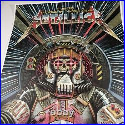 Metallica Las Vegas NV Poster 2018 Concert Rock Band Collectible Bederman Art