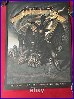 Metallica Original Concert Poster