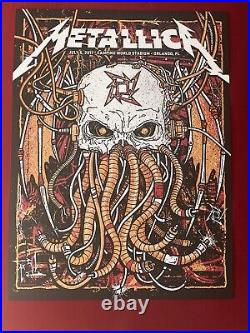 Metallica Original Concert Poster