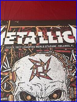 Metallica Original Concert Poster