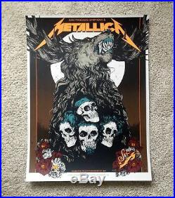 Metallica S&M2 Night two Concert Poster Chase Center San Francisco Symphony 9/8