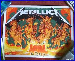 Metallica Slane Castle, Meath Dublin 2019 concert poster/print limited Rare