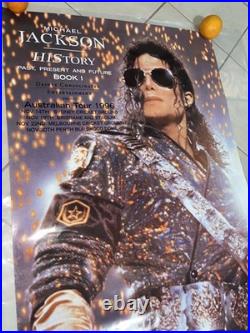 Michael Jackson 1996 Australian Tour Original Vintage Concert Poster 100 x 70cms