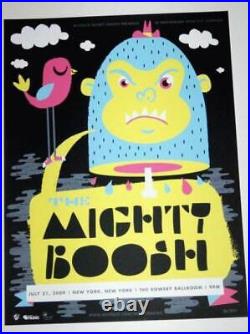 Mighty Boosh New York 2009 Original Concert Poster Silkscreen