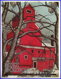 Mike Gordon Phish Boulder Theater poster 3/14/14 official concert poster s/n