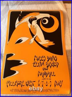 Miles Davis BG 279 Fillmore Concert Poster 1971 DAVID SINGER BILL GRAHAM