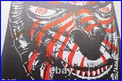 Ministry Band Cave Club Austin 1987 Signed Kozik Concert Poster RARE Original Ministry Band Cave Club Austin 1987 Signed Kozik Concert Poster RARE Original