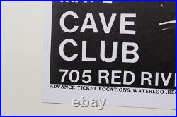 Ministry Band Cave Club Austin 1987 Signed Kozik Concert Poster RARE Original Ministry Band Cave Club Austin 1987 Signed Kozik Concert Poster RARE Original