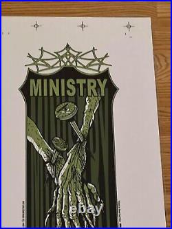 Ministry Trocadero Philadelphia 2 Original Concert Poster Handbill Proof