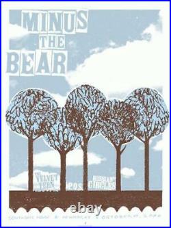 Minus The Bear Kentucky 2006 Original Concert Poster