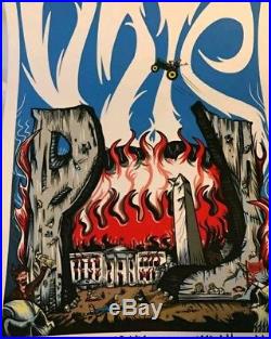 Missoula Montana 2018 Pearl Jam Concert Poster with Tester, Trump, White House