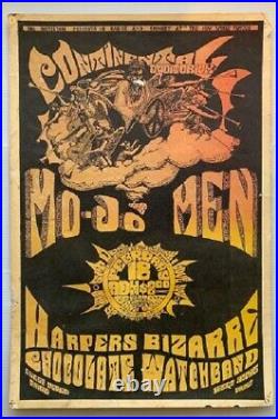Mo-Jo Men Concert Poster Harpers Bizarre Santa Clara 1967